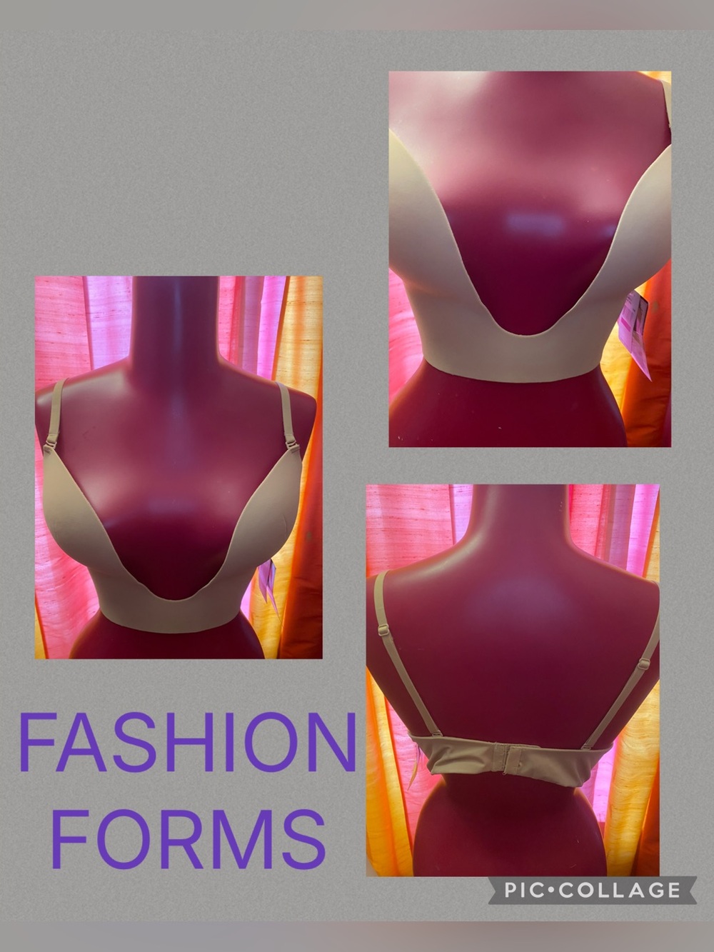 Fashion Forms U Plunge Bra Nude 36D
